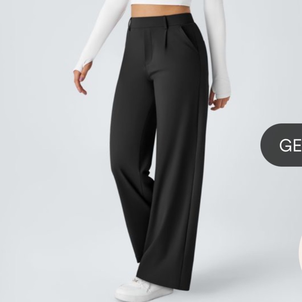 HALARA Women's Straight Leg Pants - Black